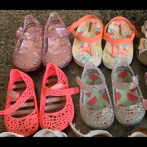 Girls sandal lot - 4 pair
